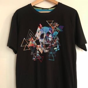 Robert Graham Geo Skull T-Shirt M NEW WITH TAGS